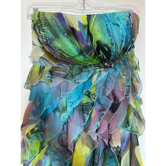 Cache Strapless Multicolor Dress - Picture 6 of 12